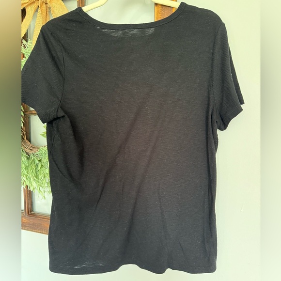 Maurice’s 24/7 Black Ribbed Tee Size XL - Picture 5 of 5
